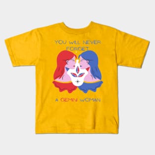 Gemini Woman Kids T-Shirt